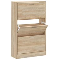 Shumee Botník 63 × 24 × 103 cm, dub sonoma - Botník