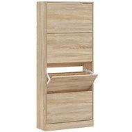 Shumee Botník 63 × 24 × 147 cm, dub sonoma - Botník