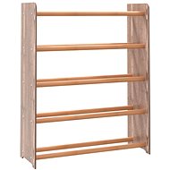 Shumee Botník 65 × 24 × 81 cm, hnědý - Botník