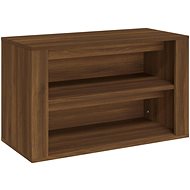 Shumee Botník 75 × 35 × 45 cm, hnědý dub - Botník