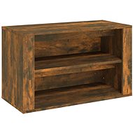 Shumee Botník 75 × 35 × 45 cm, kouřový dub - Botník