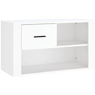 Shumee Botník 80 × 35 × 45 cm, bílý - Botník