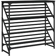 Shumee Botník 90 × 30 × 85 cm, černý - Botník