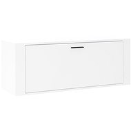 Shumee Nástěnný Botník 100 × 35 × 38 cm, bílý - Botník