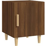 Shumee Bedside table brown oak composite wood, 817313 - Night Stand