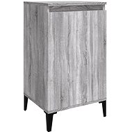 Shumee bedside table grey sonoma 40 × 35 × 70 cm composite wood - Night Stand