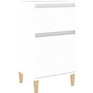 Shumee bedside table white 40 × 35 × 70 cm, 819692 - Night Stand