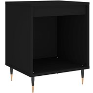 Shumee bedside table black 40 × 35 × 50 cm composite wood, 830702 - Night Stand