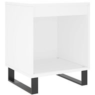 Shumee bedside table white 40 × 35 × 50 cm composite wood, 830732 - Night Stand