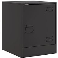 Shumee bedside table black 34,5 × 39 × 44 cm - Night Stand