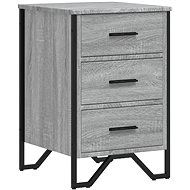 Shumee bedside table grey sonoma 40 × 41 × 60 cm composite wood - Night Stand