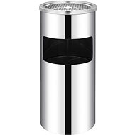 Shumee Wall mounted dustbin with ashtray 26 L stainless steel - Rubbish Bin