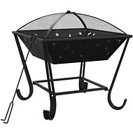 SHUMEE Ohniště s pohrabáčem 50 cm XXL ocel - Fireplace