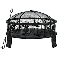 SHUMEE Ohniště s pohrabáčem 50 cm XXL, ocel - Fireplace
