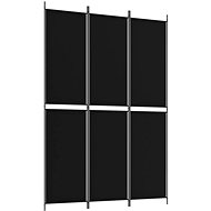 Shumee Třídílný bílý 150 × 220 cm textil - Paraván