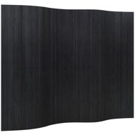 Shumee Paraván 165 × 250 cm, bambus, černý - Room Divider
