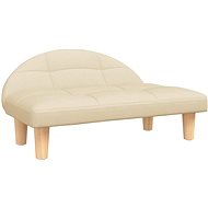 Shumee Dog bed cream 70 × 52 × 30 cm textile - Pet Bed