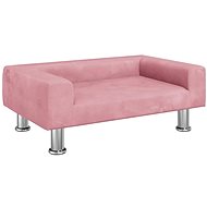 Shumee Dog bed pink 70 × 45 × 26,5 cm velvet - Pet Bed