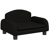 Shumee Dog bed black 50 × 40 × 30 cm textile - Pet Bed