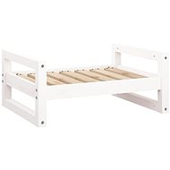 Shumee Dog bed white 65,5 × 50,5 × 28 cm solid pine - Pet Bed