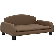 Shumee Couch for dogs brown 70 × 45 × 30 cm textile - Pet Bed
