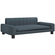 Shumee Sofa for dogs dark grey 90 × 53 × 30 cm textile - Pet Bed