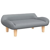 Shumee Dog bed light grey 70 × 40 × 24 cm textile - Pet Bed