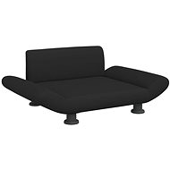Shumee Dog bed black 70 × 45 × 28 cm textile - Pet Bed