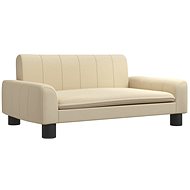 Shumee Sofa for dogs cream 70 × 45 × 30 cm textile - Pet Bed