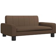 Shumee Sofa for dogs brown 70 × 45 × 30 cm textile - Pet Bed