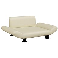 Shumee Dog bed cream 70 × 45 × 28 cm artificial leather - Pet Bed