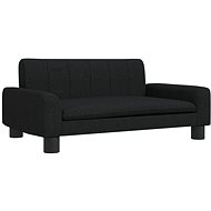 Shumee Sofa for dogs black 70 × 45 × 30 cm textile - Pet Bed
