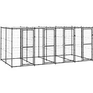 Shumee Outdoor dog pen with roof steel 9,68 m2 - Dog Pen