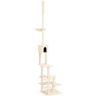 Shumee Cat tree to the ceiling cream 268,5-294,5 cm - Cat Scratcher