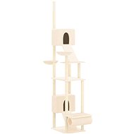 Shumee Cat tree to the ceiling cream 277-303 cm - Cat Scratcher