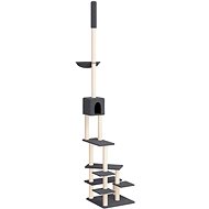 Shumee Cat tree to ceiling dark grey 268,5-294,5 cm - Cat Scratcher