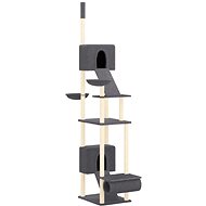 Shumee Cat tree to the ceiling dark grey 277-303 cm - Cat Scratcher
