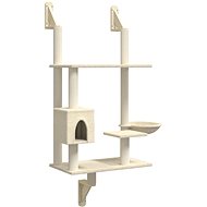 Shumee Wall scratcher for cats with post cream 153 cm - Cat Scratcher