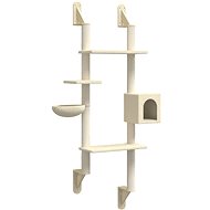 Shumee Wall cat scratcher with post cream 180 cm - Cat Scratcher