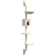 Shumee Wall mounted cat scratcher with post cream 187 cm - Cat Scratcher