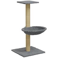 Shumee Cat scratching post with sisal post light grey 74 cm - Cat Scratcher