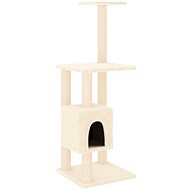 Shumee Cat scratcher with sisal posts cream 104 cm - Cat Scratcher
