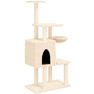 Shumee Cat scratcher with sisal posts cream 131 cm - Cat Scratcher