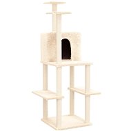 Shumee Cat scratcher with sisal posts cream 144,5 cm - Cat Scratcher