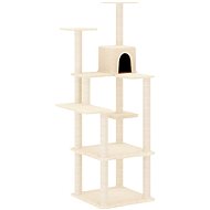 Shumee Cat scratcher with sisal posts cream 153 cm, 171636 - Cat Scratcher