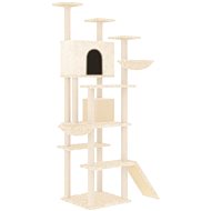 Shumee Cat scratcher with sisal posts cream 191 cm - Cat Scratcher