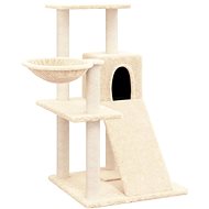 Shumee Cat scratcher with sisal posts cream 82 cm, 171666 - Cat Scratcher