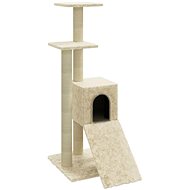 Shumee Cat scratcher with sisal posts cream 92 cm - Cat Scratcher
