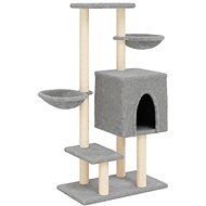 Shumee Cat scratching post with sisal posts light grey 117 cm - Cat Scratcher