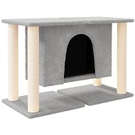Shumee Cat scratching post with sisal posts light grey 50 cm - Cat Scratcher